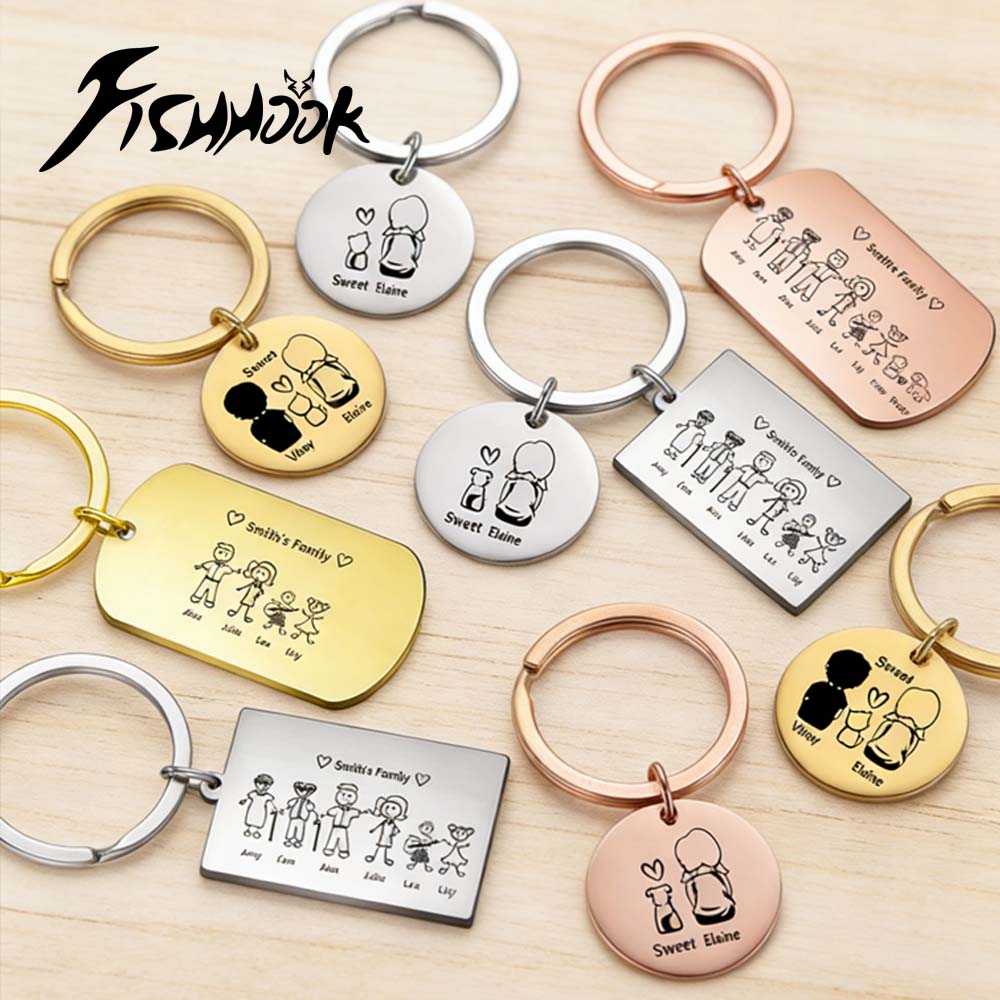 Familie gepersonaliseerde sleu - Initial Ring Custom recensie en prijs