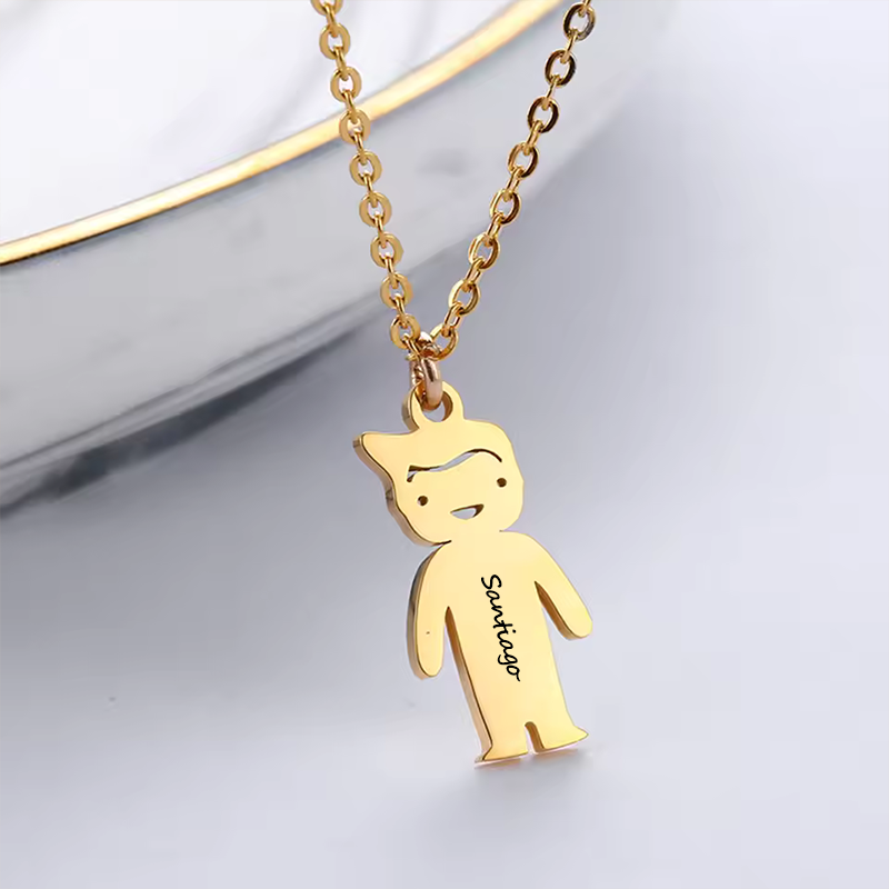 Aangepaste roestvrijstalen fam - Birth Flower Necklace recensie en prijs